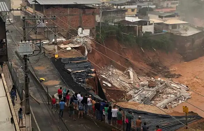 Imagem da campanha - Zona da Mata MG afetada pelas chuvas e deslizamentos